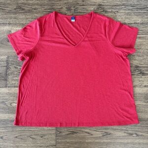 Old Navy Luxe Red Top